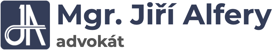 Mgr. Jiří Alfery, advokát Logo